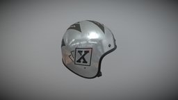 Motorcycle Helmet 001 motorcycle, game-ready, substance, painter, maya, asset