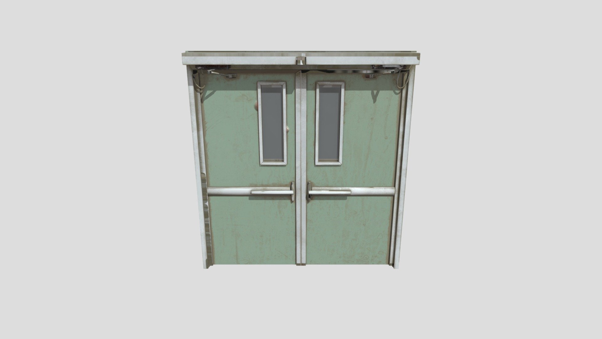 Hight quality Hospital door .
this is my first project using Substance painter i hope you enjoy it  :) - hospitalDoor Double swing - Download Free 3D model by azizcharfeddine1997 3d model