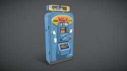 Milk Vending Machine 3d-model