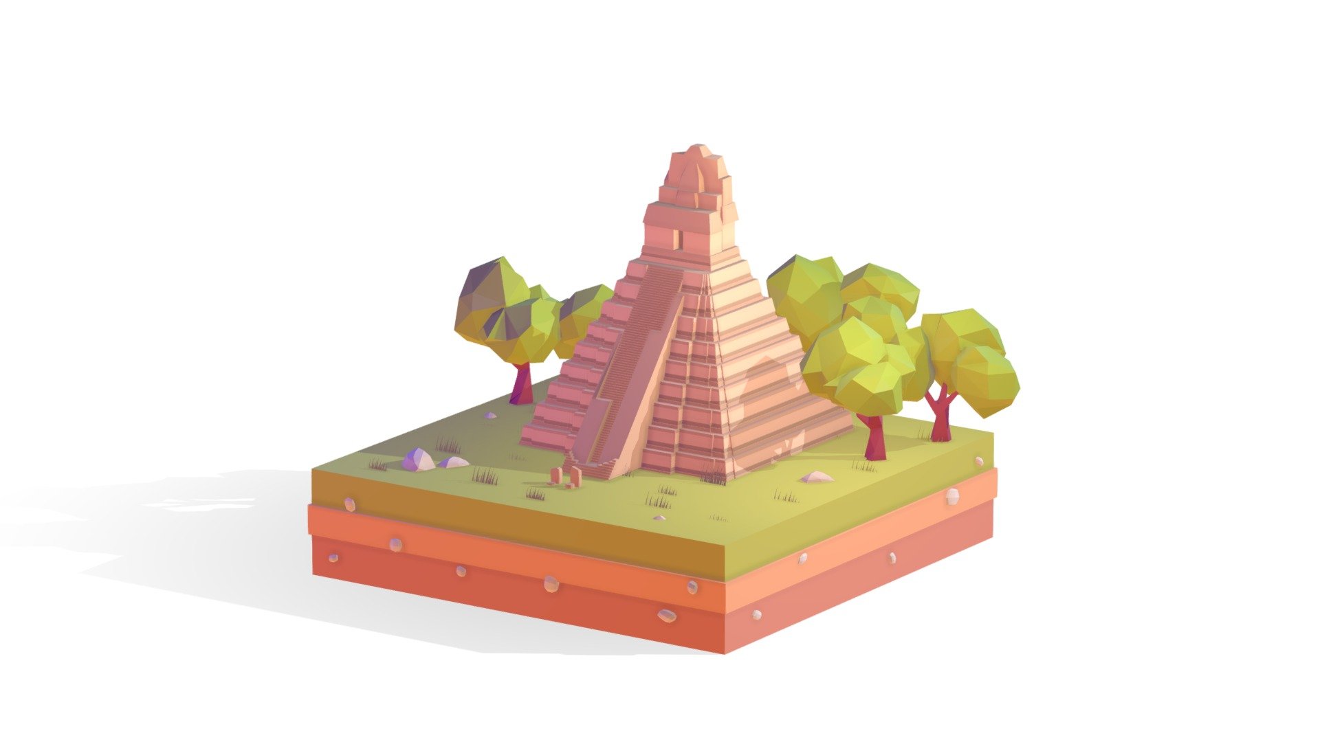Cartoon Low Poly The Great Jaguar Tikal Temple Scene
Created on Cinema 4d R20 (Render Ready on native file)
7 098 Polygons
Procedural textured
Game Ready
Mobile Ready
AR/VR Ready
 - Cartoon Low Poly The Great Jaguar Tikal Temple - Buy Royalty Free 3D model by antonmoek 3d model