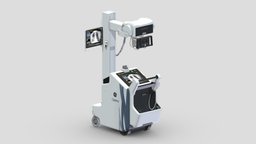 AMX 240 X-Ray Machine scene, room, device, instruments, set, element, unreal, laboratory, generic, pack, equipment, collection, ready, vr, ar, hospital, realistic, science, machine, engine, medicine, pill, unity, asset, game, 3d, pbr, low, poly, medical, interior