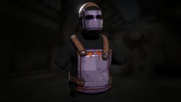 Pixel Metal Armor armor, rust, workshop, pixel