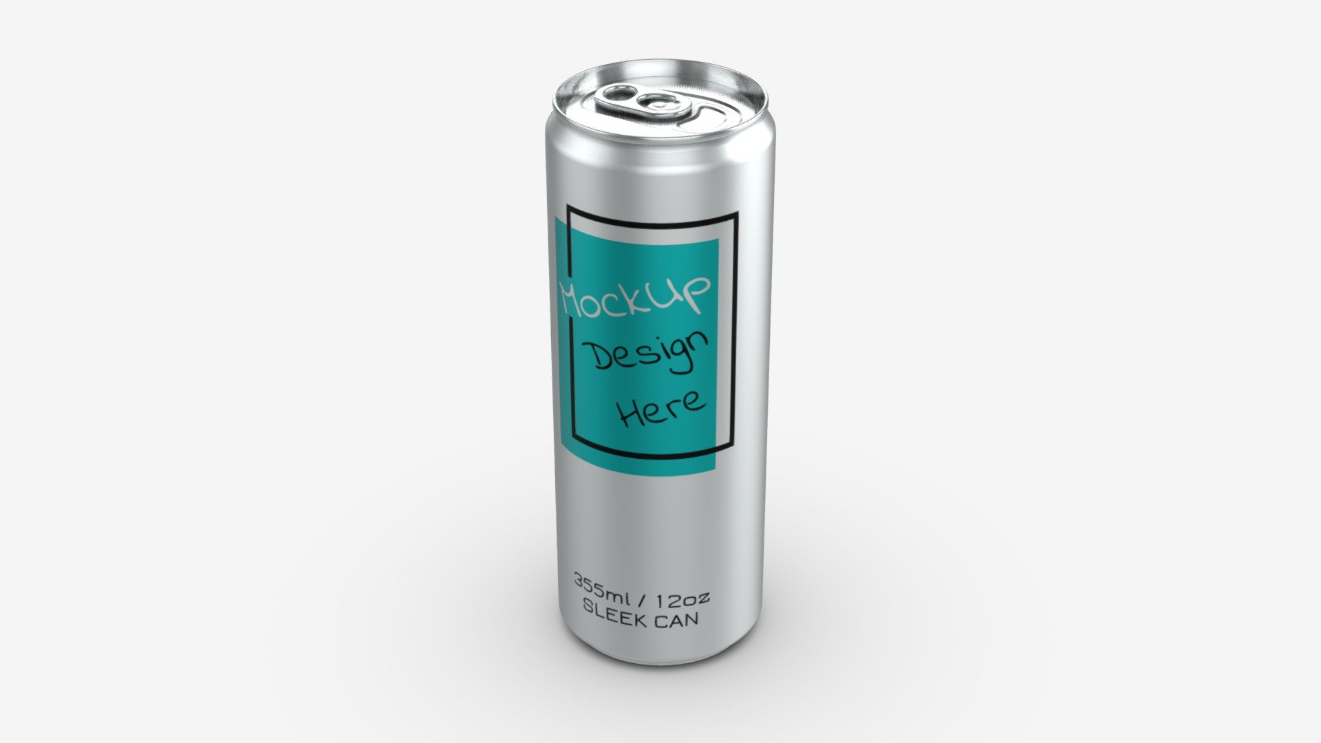 Sleek beverage can 355 ml 12 oz - Buy Royalty Free 3D model by HQ3DMOD (@AivisAstics) 3d model