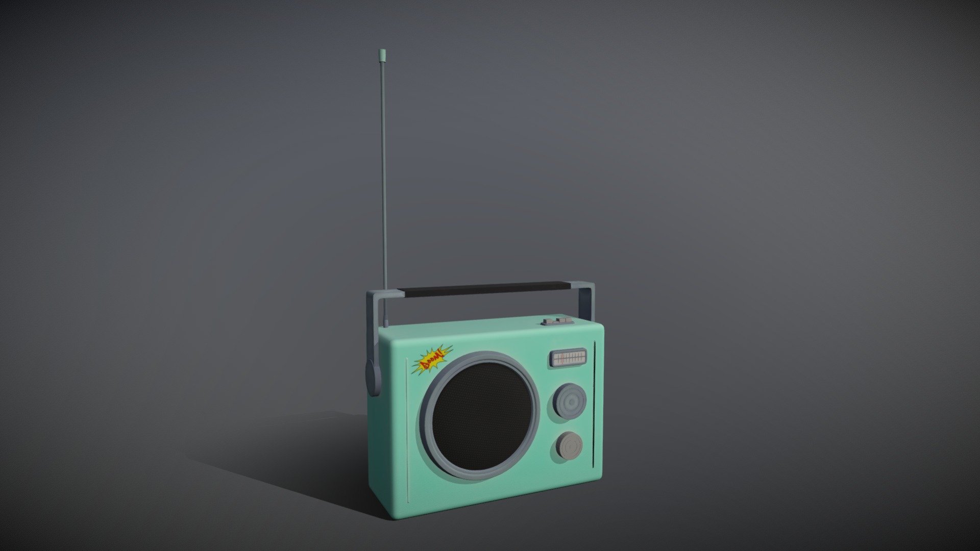 Hand painted low-poly game ready Retro Radio

Made in 3dsMax 2017, textured in Photoshop and Substance Painter

Graffiti/Stickers are hand-painted

My first model on sketchfab :D - Retro Radio - 3D model by Art-Teeves 3d model