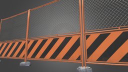 Guard Fence fence, game, lowpoly