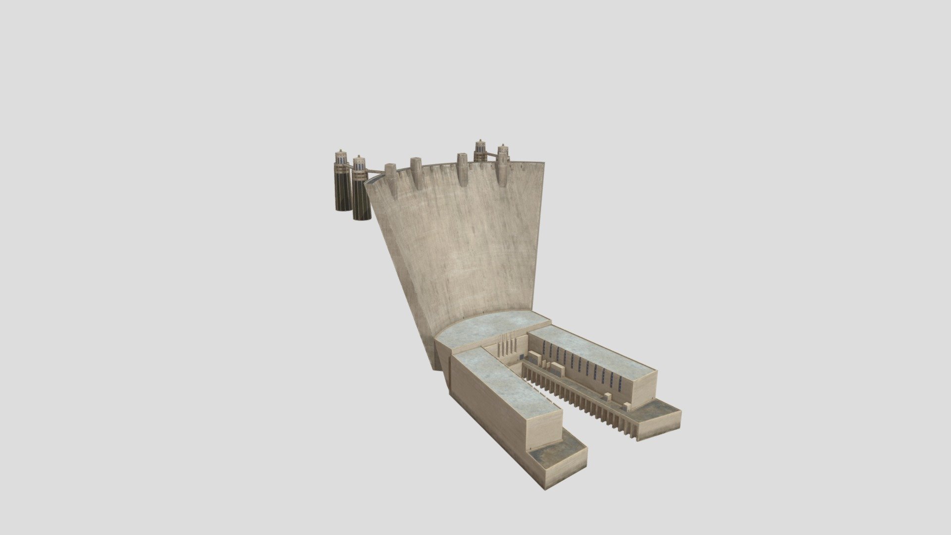 This High quality Hoover dam is perfect for any showcase or seen. With a low poly construction and both 8k and 4k texture sets, this model is viewable from almost any angle.

Whats included:
Hoover Dam Mesh
8K Texture Set
4K Texture Set - Hoover Dam with 8k and 4k Textures Low-poly - Buy Royalty Free 3D model by Desertsage 3d model