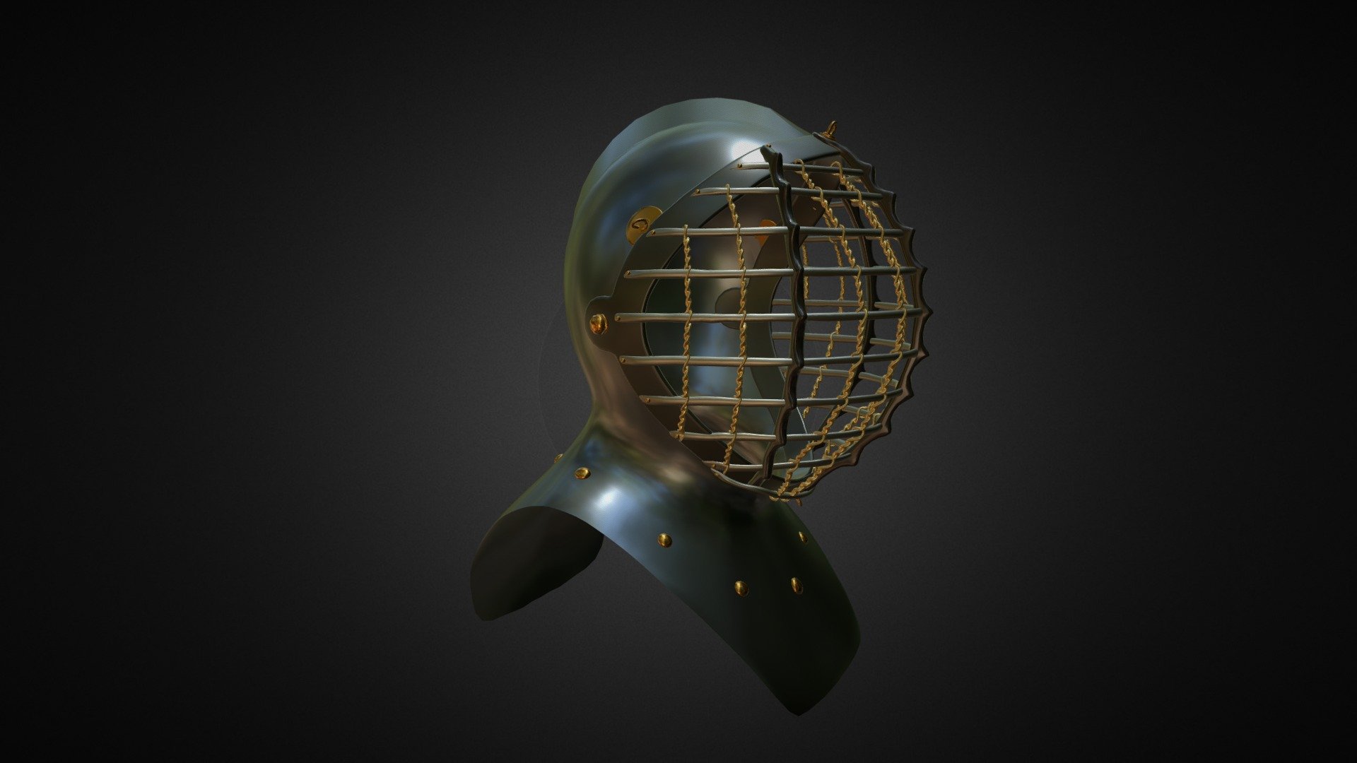 Helmet 02 - 3D model by aidinsalsabili 3d model