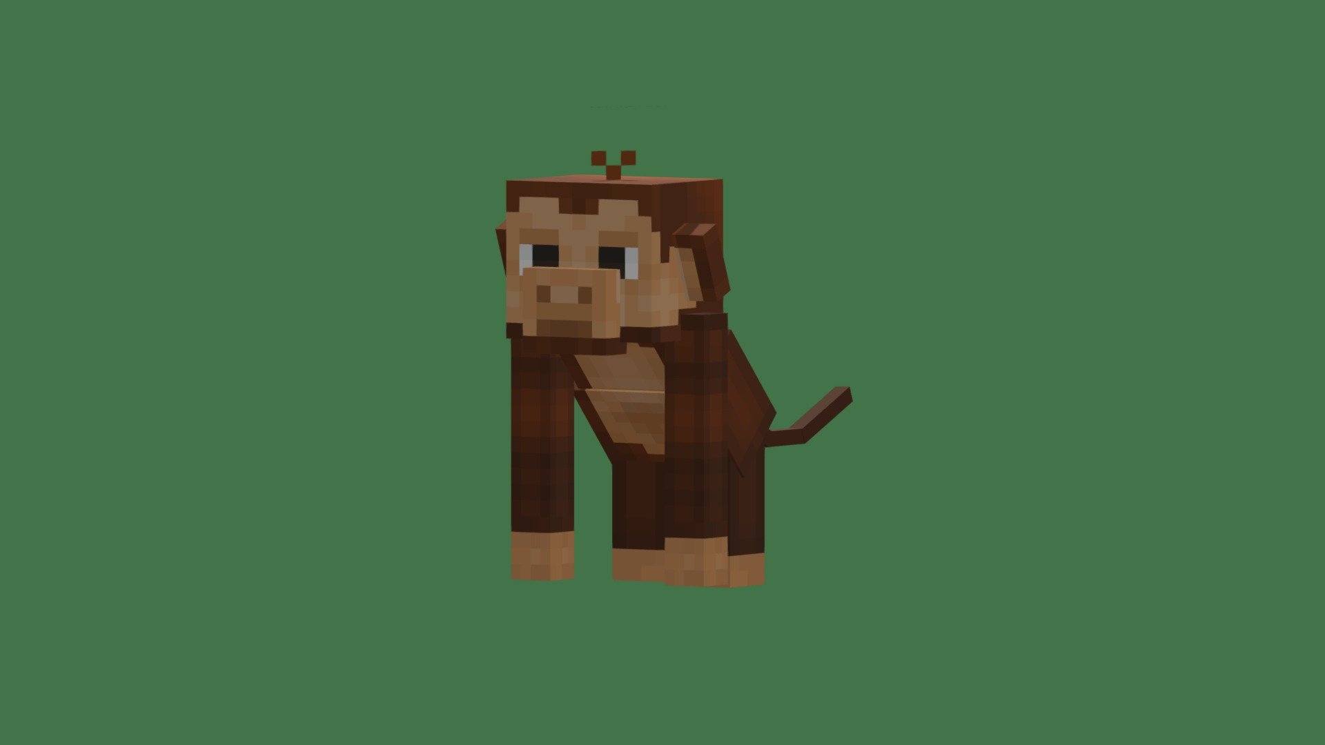 Medium monkey model I created for my minecraft resource pack. It has a special spin attack.
(See spin animation) - Medium Wu Kong Monkey (Minecraft Mob) - 3D model by Bdog / Brandon (@01bdog20) 3d model