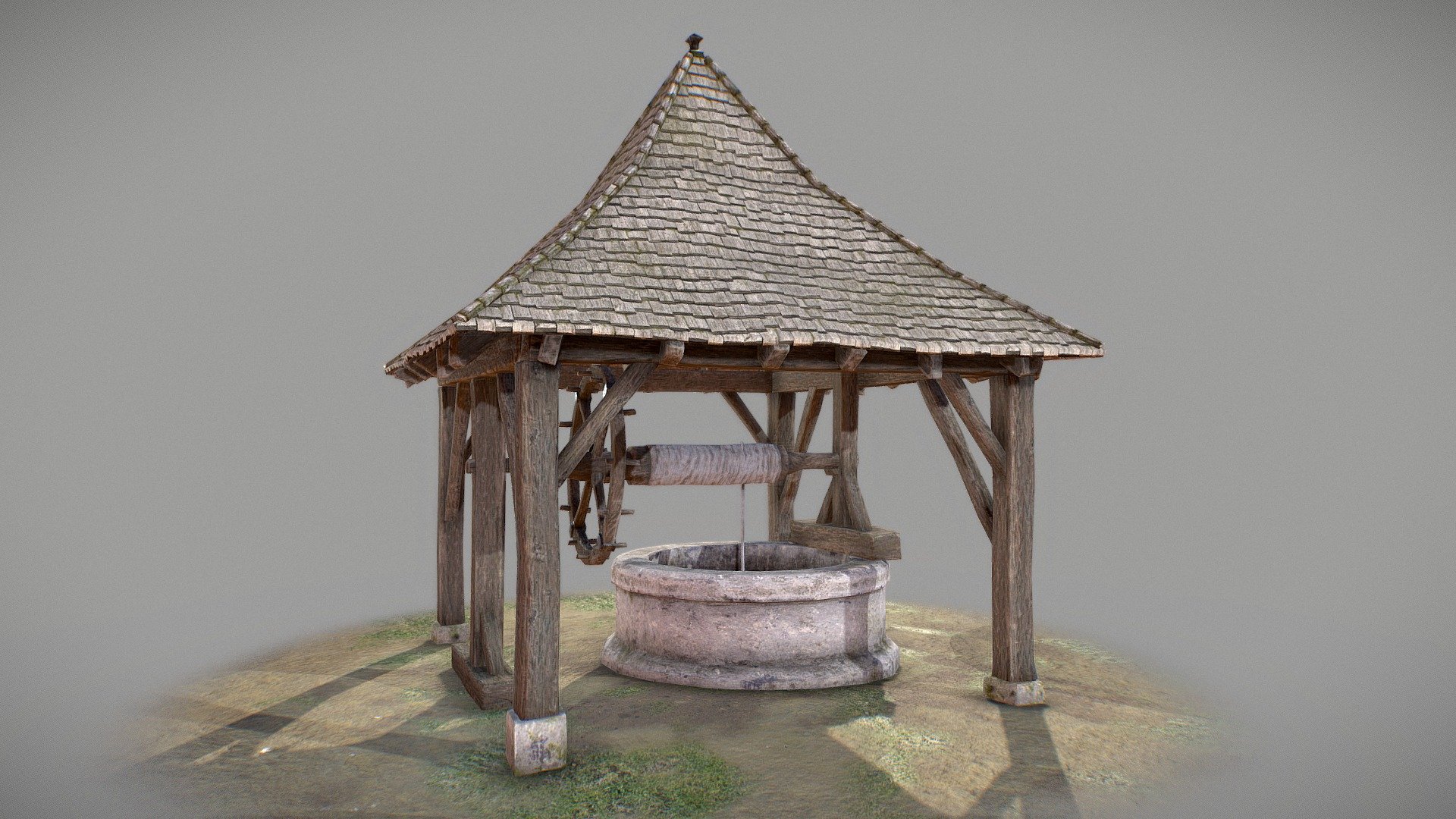Puits Medieval / Medieval Well

Model created in early 2017 for a realtime VR/AR project (Rocher de Carlat, Cantal (15), France)

Rocher de Carlat, la forteresse en 3D

3DSMax, ZBrush, Quixel DDo - Puits Medieval / Medieval Well - 3D model by Nicolas Cayré (@nicolas.cayre) 3d model