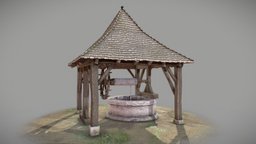 Puits Medieval / Medieval Well well, medieval, culture, moyen-age, middle-age, middleage, puits, history-archaeology, asset, 3dsmax, history