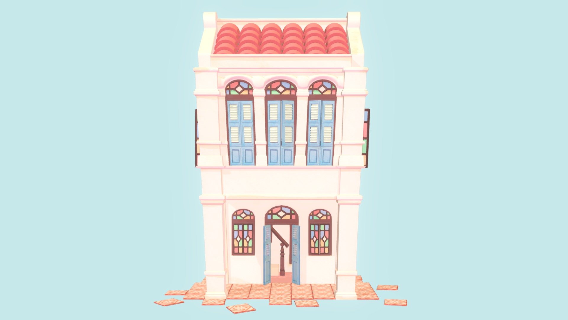 Malaysia Stylize ShopHouse Building  ✨✨

A cute shophouse! - Stylized ShopHouse Building - Buy Royalty Free 3D model by IceCream Gan (@gan349875) 3d model