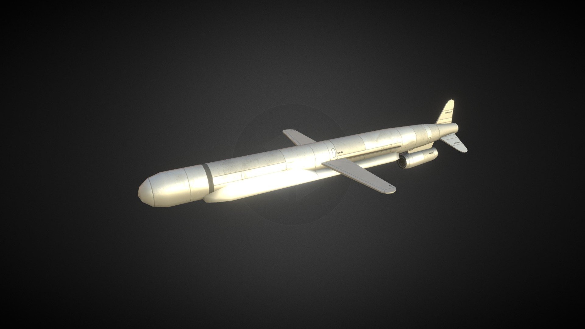 Standard Tu-160 weapon - X55-Sm - 3D model by Alexander Guryev (@gals) 3d model
