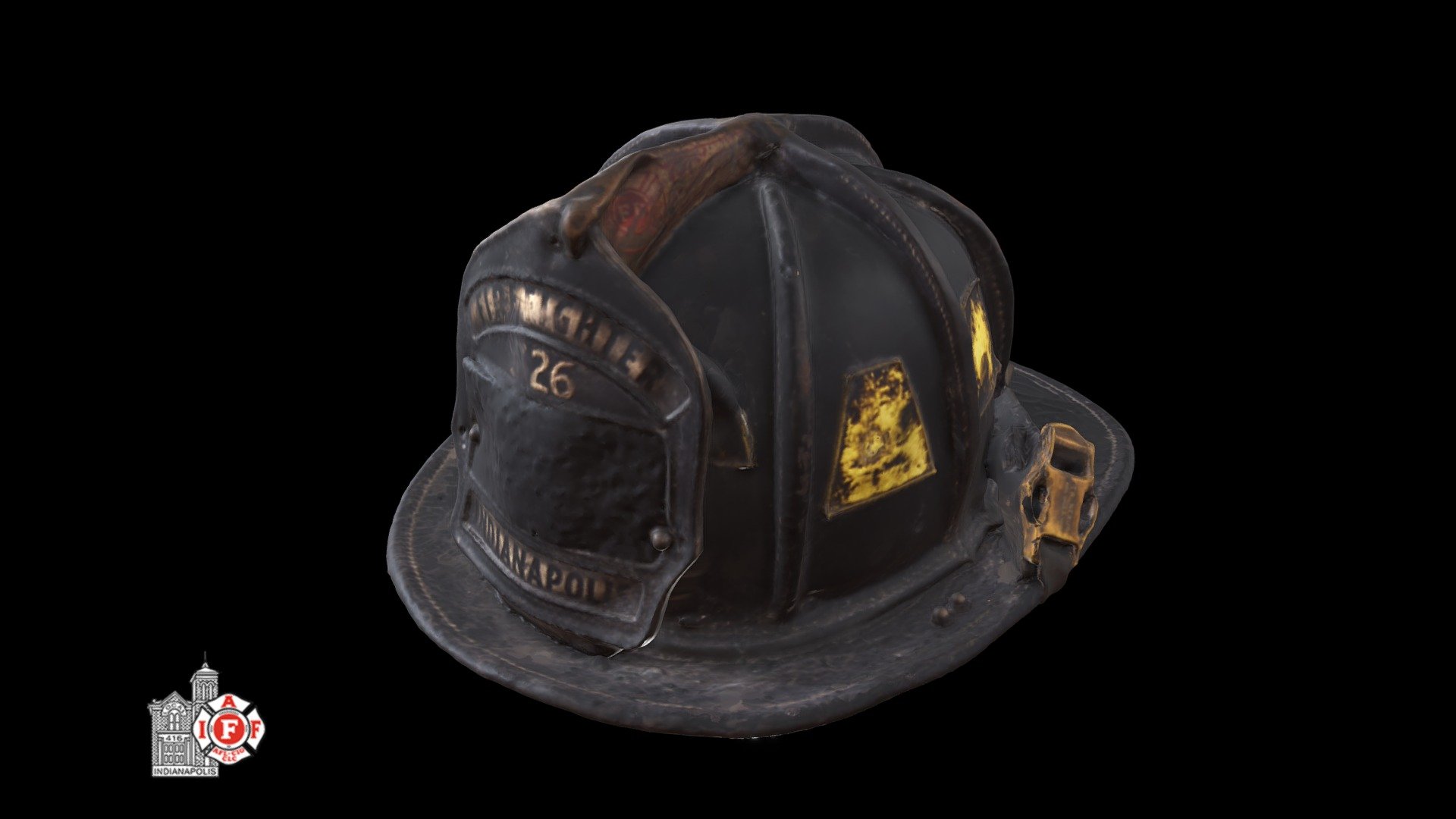 This item was 3D scanned using a Creaform Go Scan 50.

For more information about this object, feel free to visit: https://www.visitindy.com/indianapolis-firefighters-museum-historical-society - Peglow Helmet - Download Free 3D model by Connections XR (@connectionsxr) 3d model