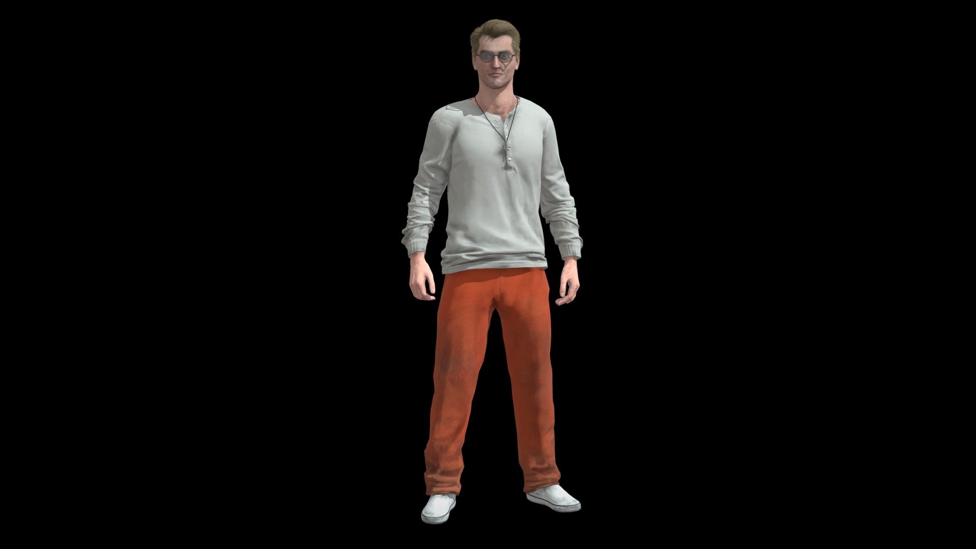 Man :

3d Game Ready Man Character.

High detail and realistic model.

Rigged, with high definition textures.

Includes 2 variations (NoShirt).

Complete archive in additional file - Man - Buy Royalty Free 3D model by lidiom4ri4 3d model