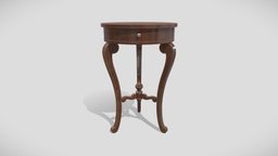 Guglia Side Table walnut, wooden, maple, side, seven, antique, classic, furniture, table, old, teak, endtable, sedie, sidetable, wood, guglia, nastingtable