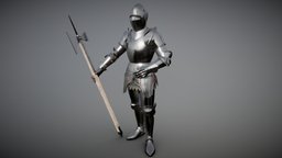 Flemish Armour armour, plate, medieval, historical, mod, harness, substance_painter, bannerlord, flemish, character, blender