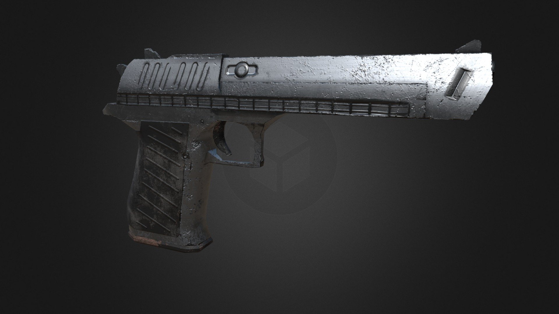 Just a quick model i made to practise substance painter - Deagle - Buy Royalty Free 3D model by DafVader 3d model