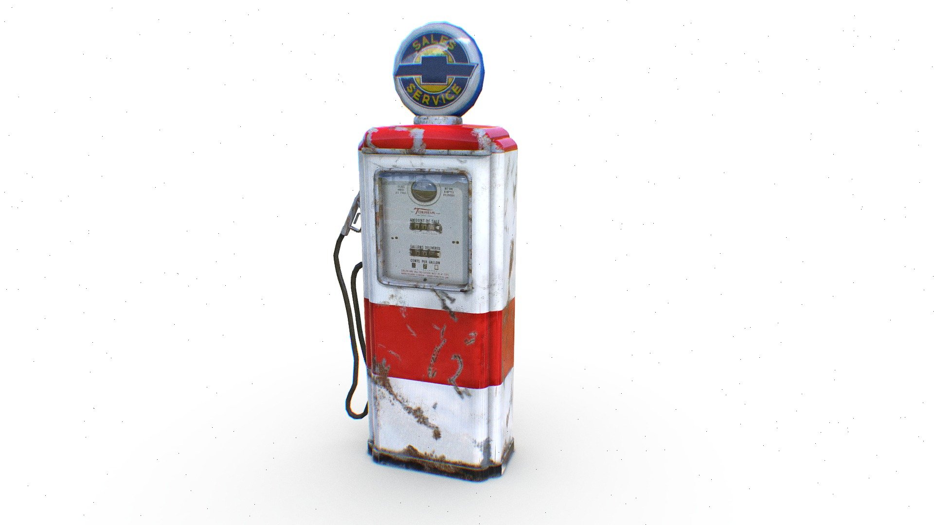 Retro Gas Pump 3D Model - Retro Gas Pump - Buy Royalty Free 3D model by Omni Studio 3D (@omny3d) 3d model
