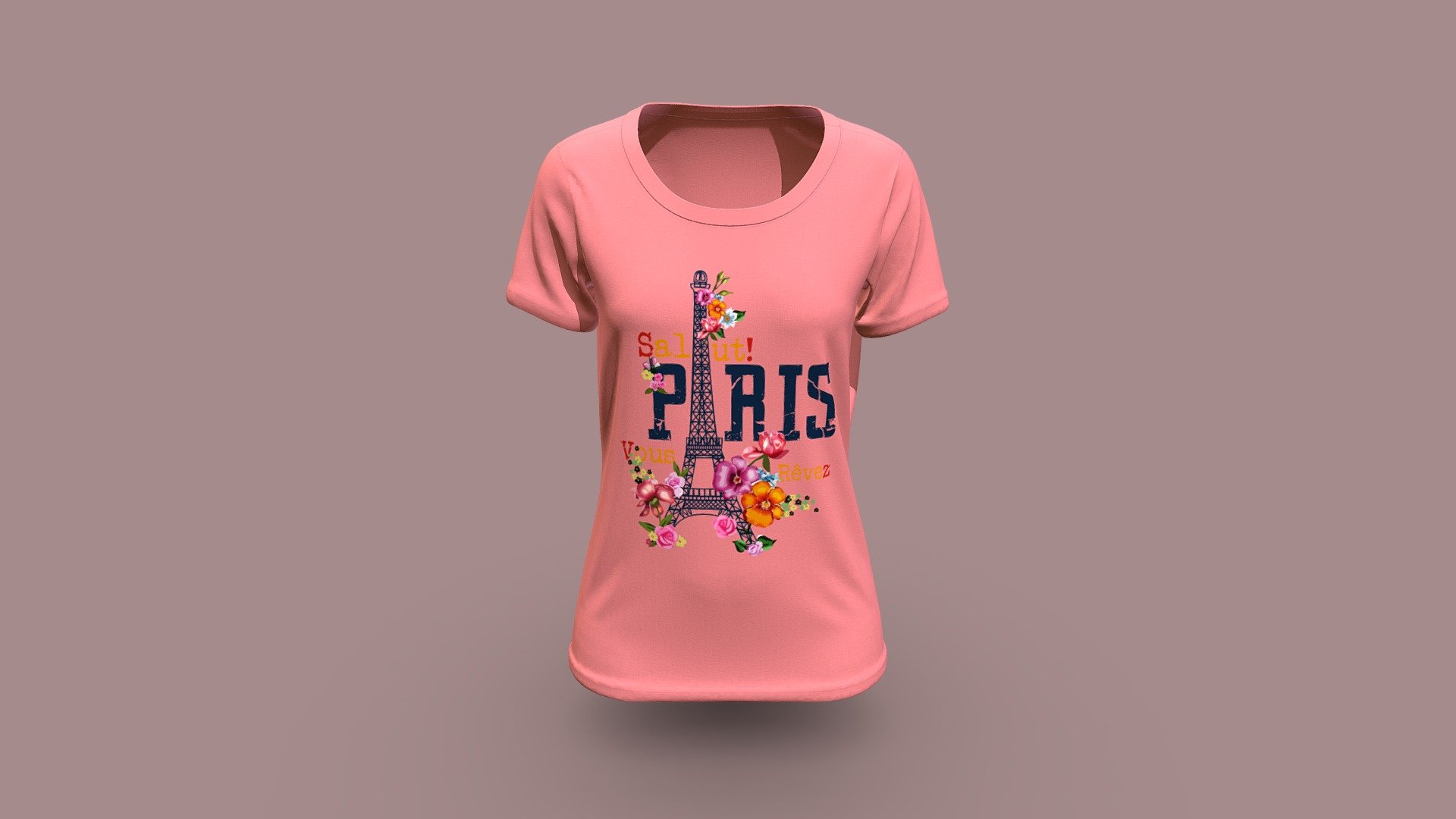Cloth Title = Short Sleeve T- Shirt Design 

SKU = DG100149 

Category = Women 

Product Type = T-Shirt 

Cloth Length = Regular 

Body Fit = Regular Fit 

Occasion = Casual 
 
Sleeve Style = Set In Sleeve 


Our Services:

3D Apparel Design.

OBJ,FBX,GLTF Making with High/Low Poly.

Fabric Digitalization.

Mockup making.

3D Teck Pack.

Pattern Making.

2D Illustration.

Cloth Animation and 360 Spin Video.


Contact us:- 

Email: info@digitalfashionwear.com 

Website: https://digitalfashionwear.com 


We designed all the types of cloth specially focused on product visualization, e-commerce, fitting, and production. 

We will design: 

T-shirts 

Polo shirts 

Hoodies 

Sweatshirt 

Jackets 

Shirts 

TankTops 

Trousers 

Bras 

Underwear 

Blazer 

Aprons 

Leggings 

and All Fashion items. 





Our goal is to make sure what we provide you, meets your demand 3d model