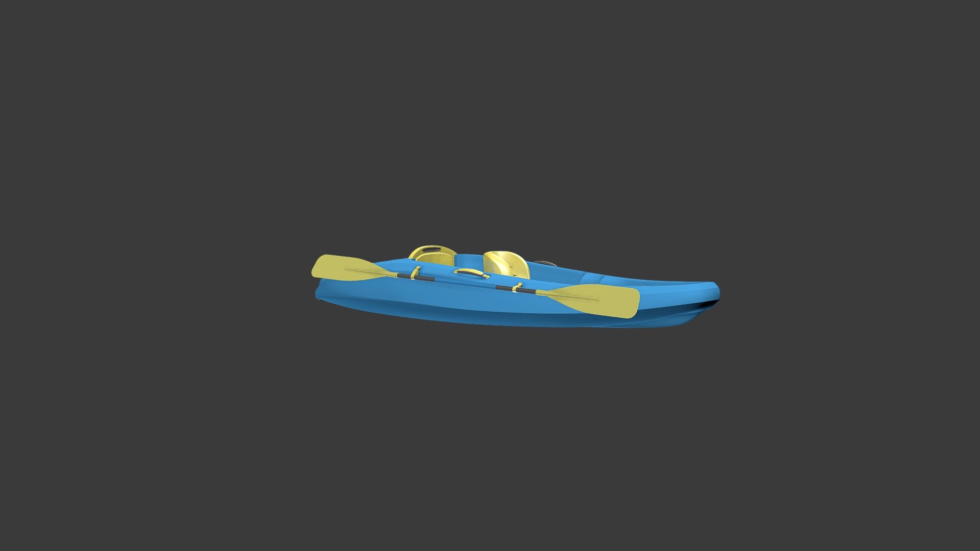 kayak - 3D model by bartdesign (@balickibart) 3d model