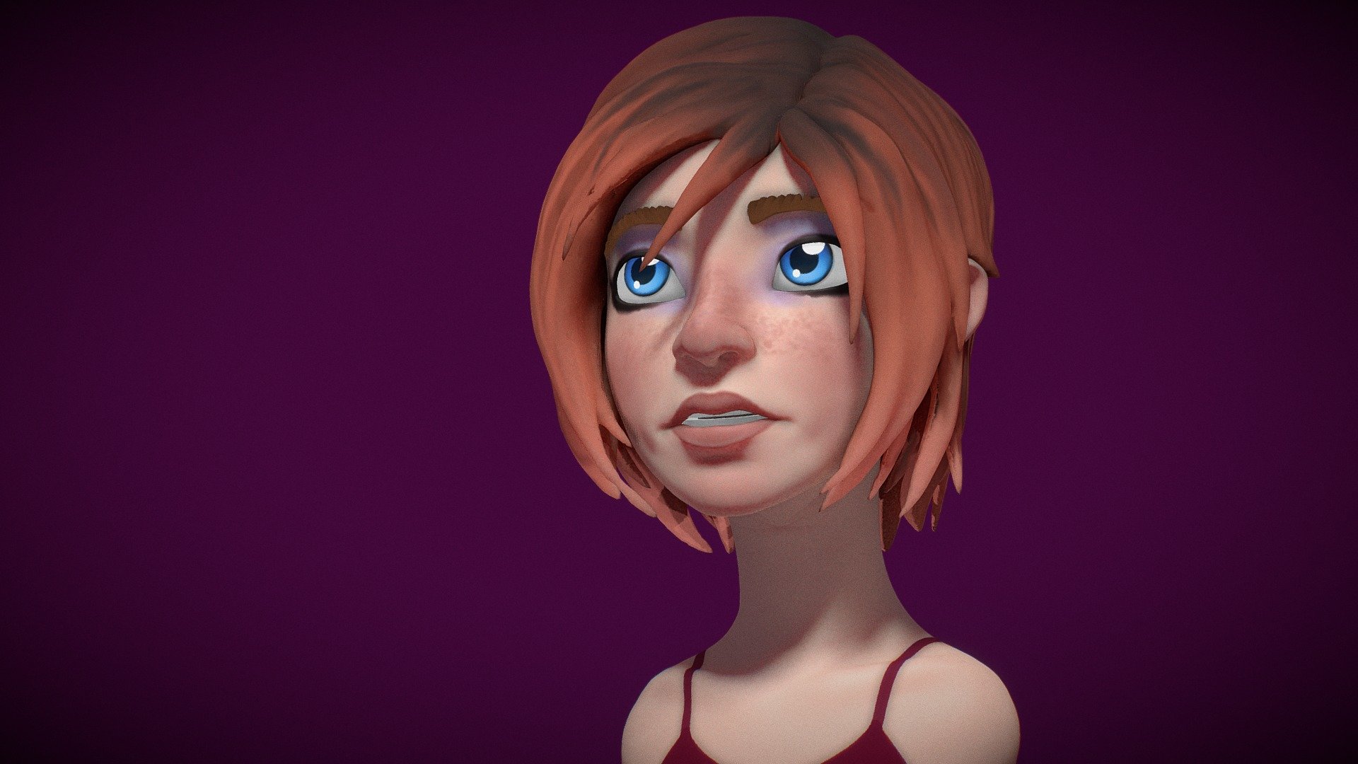 Sculpt done for fun :)

For more: https://www.artstation.com/artwork/YyXZX

https://www.artstation.com/jplacerda - Cartoon Girl bust - Download Free 3D model by João Lacerda (@panc0) 3d model