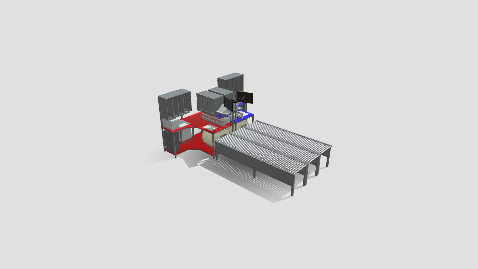 JBC-FR06C Packing Station - 3D model by 3D-VIEW (@Jake-norsemandirect) 3d model