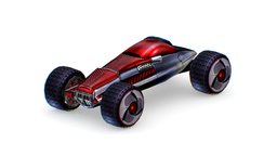 Cartoon Toy AR Racing Car 05