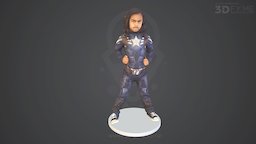 Little Space Warrior kids, 3d-scanning, costume, cosplay, 3d-printing, photogrammetry