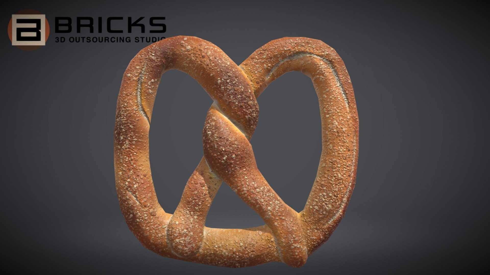 PBR Food Asset:
Pretzel
Polycount: 1426
Vertex count: 846
Texture Size: 2048px x 2048px
Normal: OpenGL

If you need any adjust in file please contact us: team@bricks3dstudio.com

Hire us: tringuyen@bricks3dstudio.com
Here is us: https://www.bricks3dstudio.com/
        https://www.artstation.com/bricksstudio
        https://www.facebook.com/Bricks3dstudio/
        https://www.linkedin.com/in/bricks-studio-b10462252/ - Pretzel - Buy Royalty Free 3D model by Bricks Studio (@bricks3dstudio) 3d model