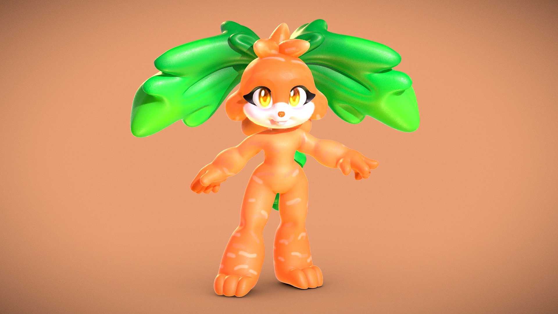 My character &lt;3 - Carrot - 3D model by Teva (@TerrAxy) 3d model