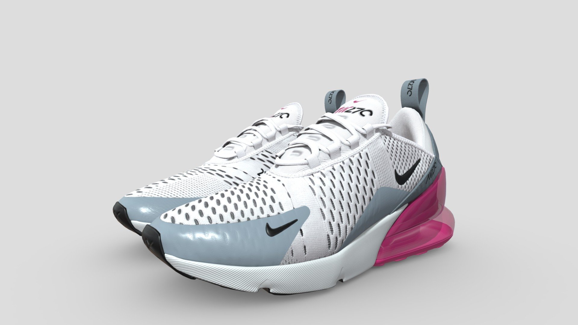 Nike Air Max 270 was created with real world scale.i hope you like it 3d model
