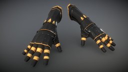 Medieval gloves armor, medieval, hipoly, arms, hi-poly, gloves, 3dsmax, 3dsmaxpublisher, fantasy