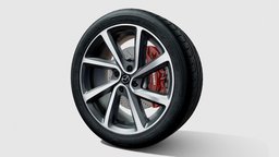 Mazda Miata alloy Wheel Design 66 wheel, rim, tire, 66, mazda, miata, alloy, mx5, mx-5, design