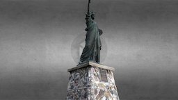 Bronze replica Statue of Liberty bronze, statue, south-dakota, sioux-falls, statue-of-liberty, bartholdi, public-art, mckennan-park, agisoft, photoscan, sculpture