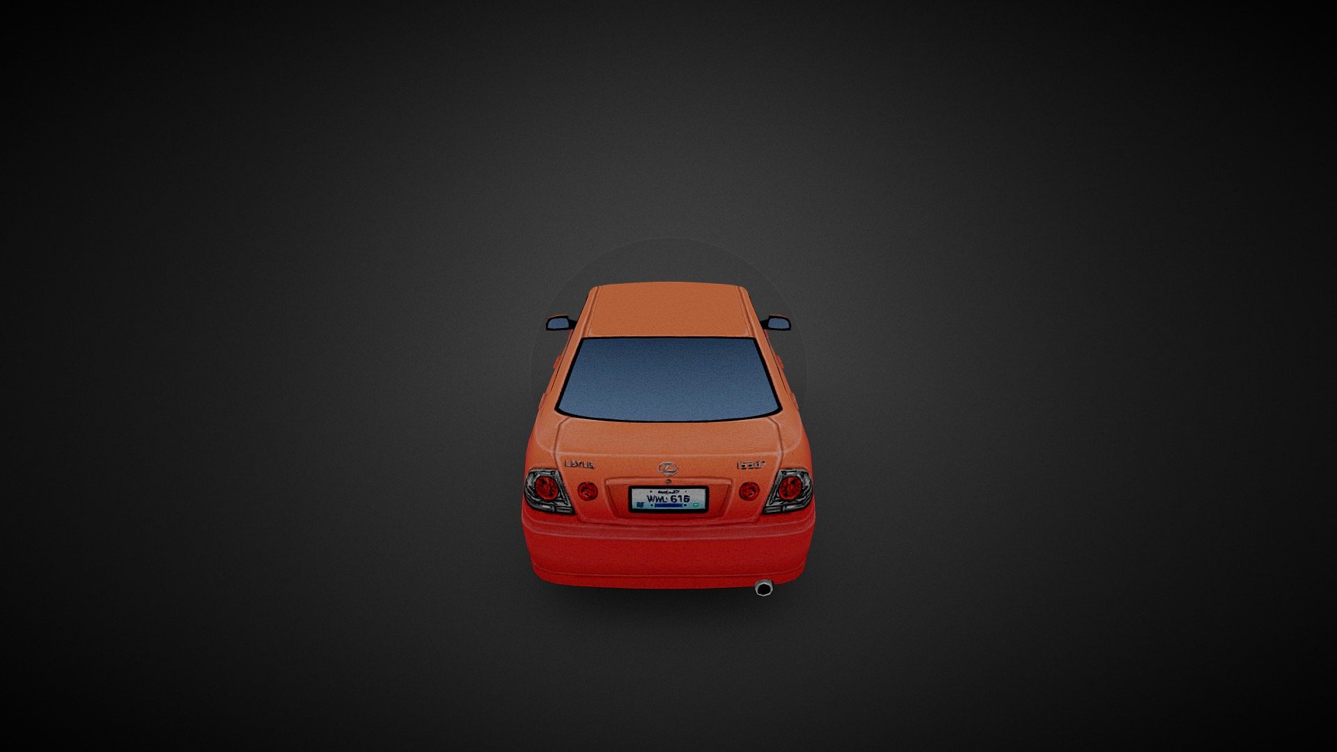 Project Zomboid - Lexus IS300 - 3D model by lvme 3d model