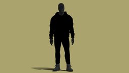 3D Rigged  DJ Akademiks people, rig, dj, game-ready, youtuber, character, 3d, man, animated, human, male, rigged, person, akademiks