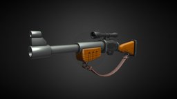 Stylized Riffle- Tutorial Included