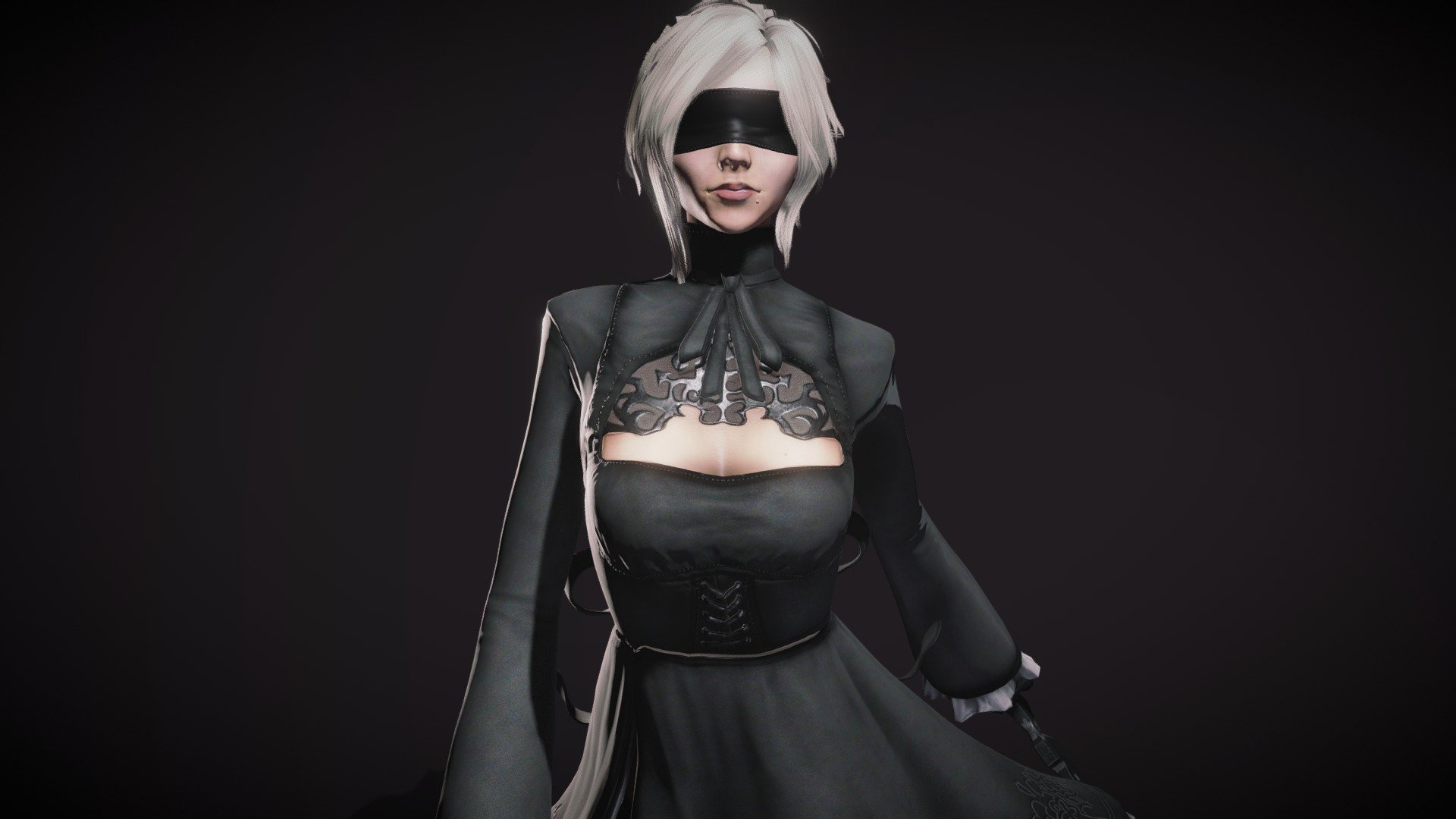 This character was made for my minor, with the focus on improving my skills in making characters for games. The idea for this character was to create a concept that could technically be in Nier Automata but still uses an original design. The character was completely sculpted in ZBrush, rigged in Maya and then textured in Substance Painter.

For more pictures and info: https://inkenstarosta.com/portfolio/nier-automata-fan-character/ - Nier Automata Fan Character - 3D model by I Starosta (@inkenstarosta) 3d model