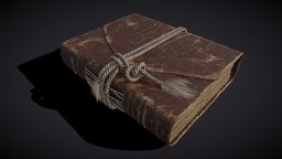 Rope Tied Leather Bound Book