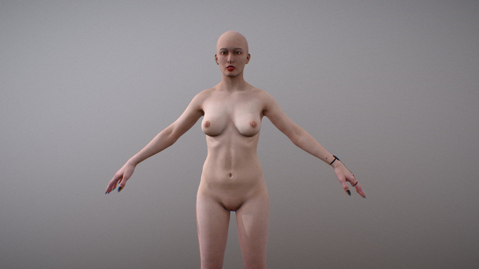 This is our first naked female character 3D Model, very highly detailed and is in a experimental fase, this model can be equipped with your own clothing, this model is soley for a basic startup for a realistic female characters. The textures are up to 2k resolution.

You can contact us via: granddogstudiohelp@gmail.com

Please do not forget to credit us for using this 3D Model! - Realistic Naked Female (EXPERIMENT) - 3D model by SanForge Studio (@SanForge) 3d model