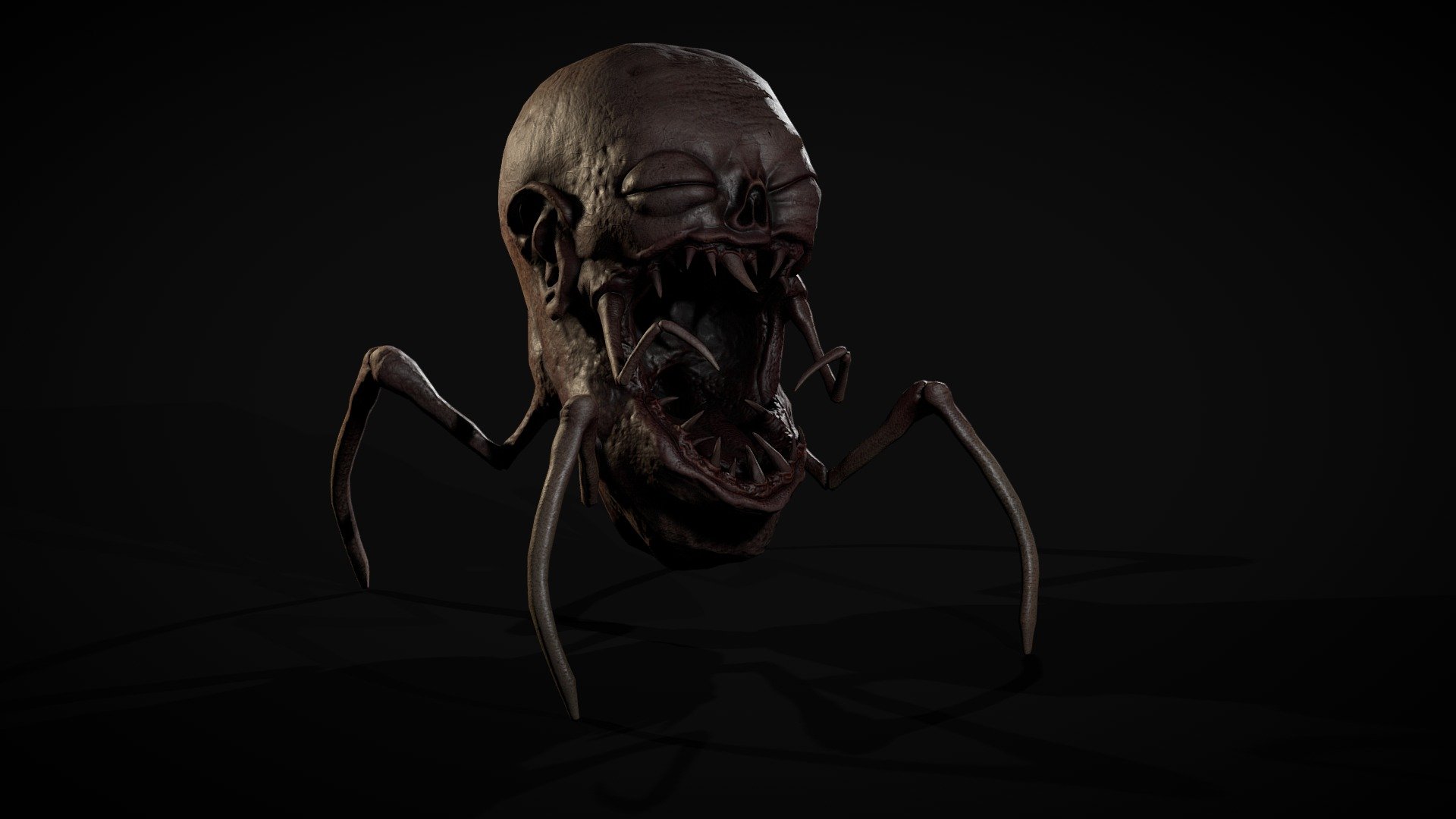 Simple monster made according to this art https://www.artstation.com/artwork/rJA9VO

**If you want to support the author, you can send donations to https://www.donationalerts.com/r/shedmon
or https://boosty.to/shedmon - Head - Download Free 3D model by Shedmon 3d model