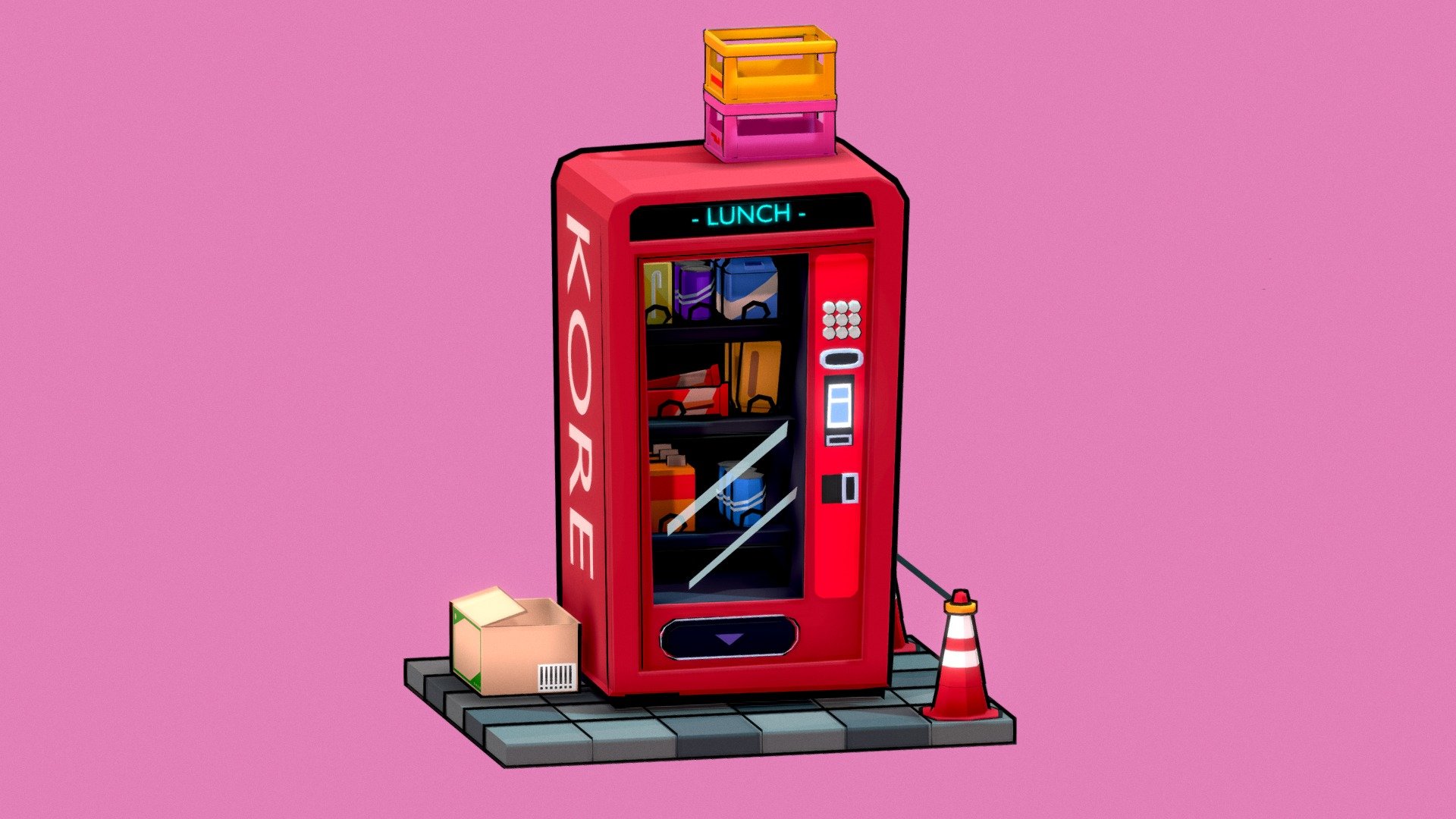 Cartoon Vending Machine
Low Poly
Modelled in Blender

Follow me! https://www.instagram.com/magicwendric/





 - Vending Machine | Low Poly, Cartoon - Buy Royalty Free 3D model by magicwendric 3d model