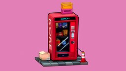 Vending Machine | Low Poly