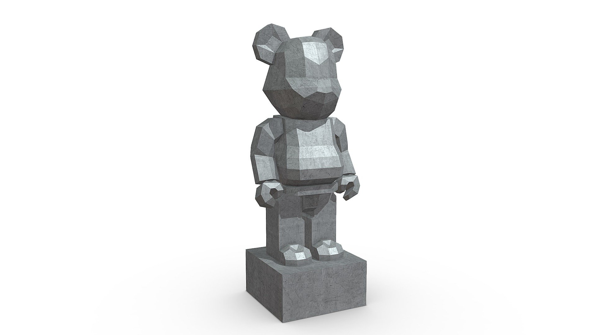 Bearbrick - 3D model by PolyArt (@ivan2020) 3d model