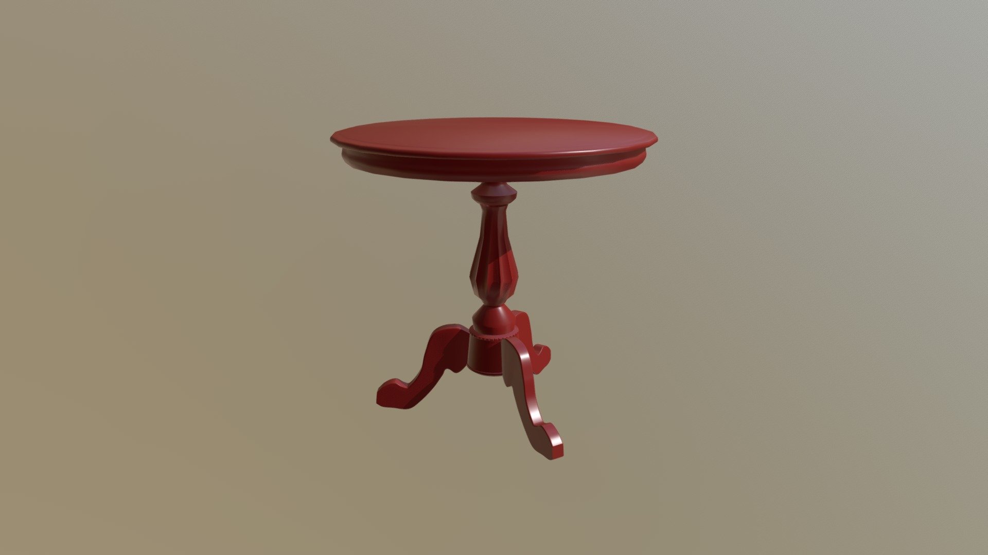 Victorian side table - Side Table - 3D model by smithmisd 3d model