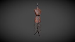 Old Sewing Mannequin games, vintage, manor, unreal, realtime, mannequin, old, sewing, sewing-machine, unity, game, lowpoly