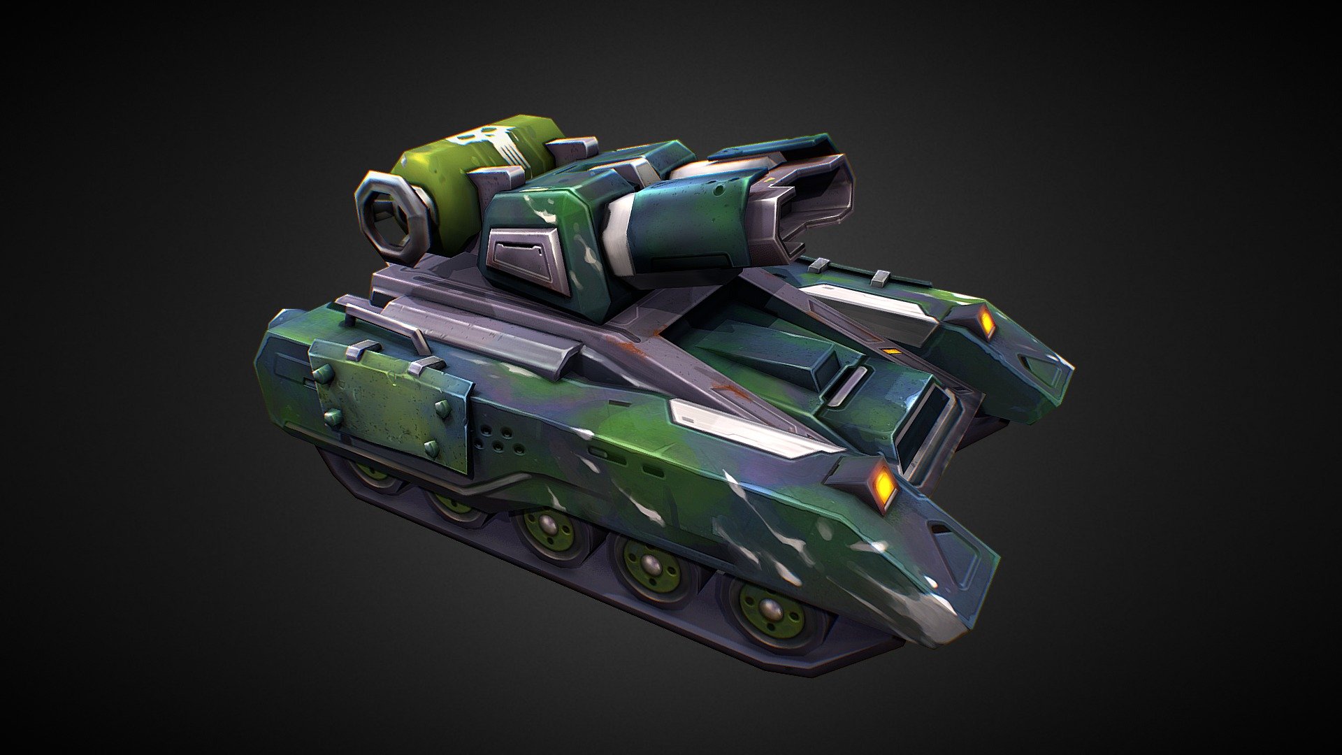 Tank 007 Skin 02 - 3D model by Vlad Ovoy (@mitrilsh9) 3d model