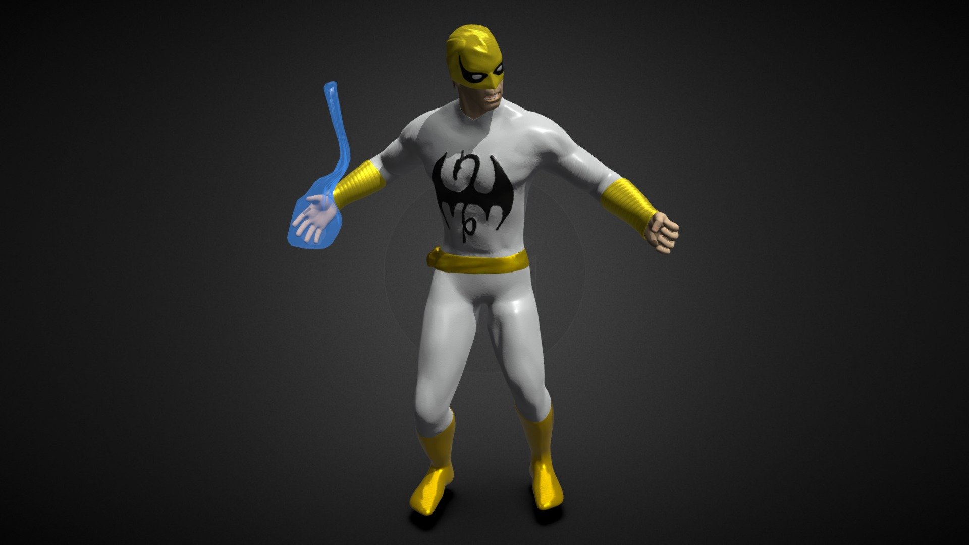 Iron Fist made in zbrush , 2 days model &hellip; - Iron Fist - Buy Royalty Free 3D model by El Blood (@elblood21) 3d model