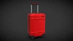 Luggage trolley, leather, wheels, household, hotel, case, transport, clothes, bag, flight, airport, travel, suitcase, models, luggage, packing, baggage, carry, various, plastic