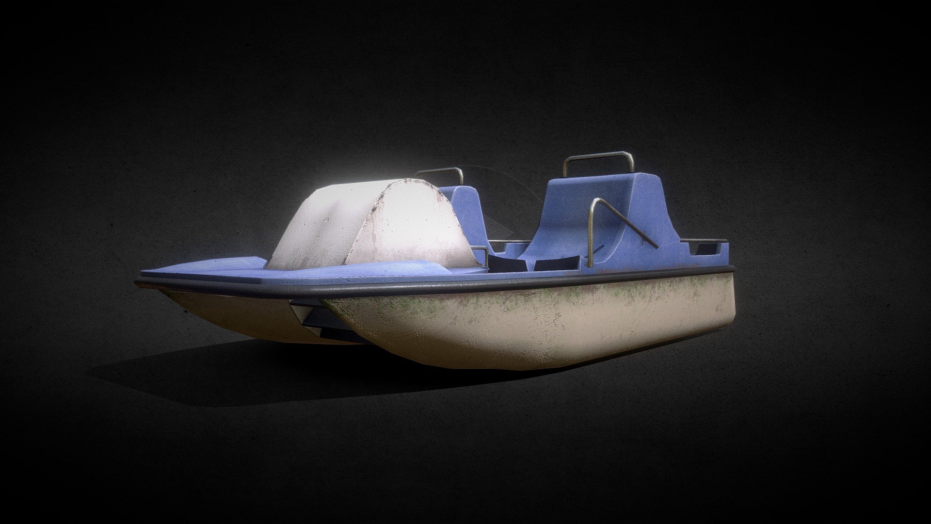Paddle boat made for unity.
It uses a single 4k texture set.
Hopefully you guys like it :) - Paddle boat - 3D model by Kacperixs 3d model